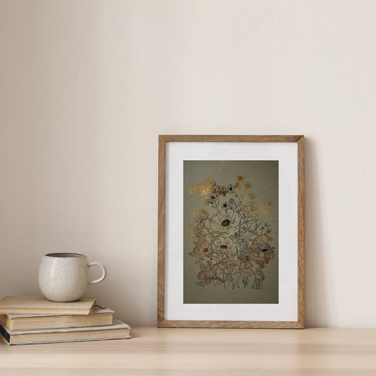Foil Print - Original Botanical Artwork