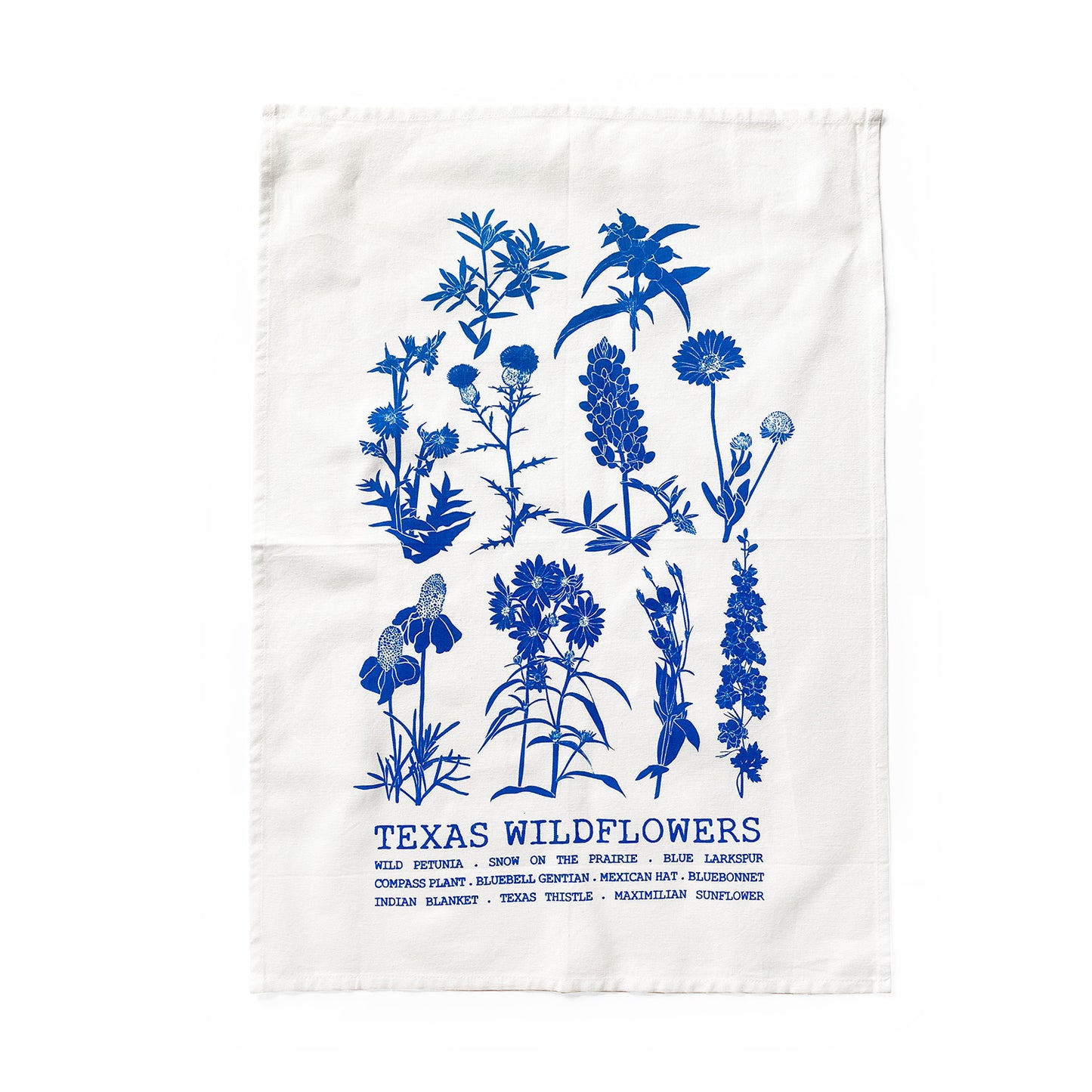 Texas Wildflowers Tea Towel