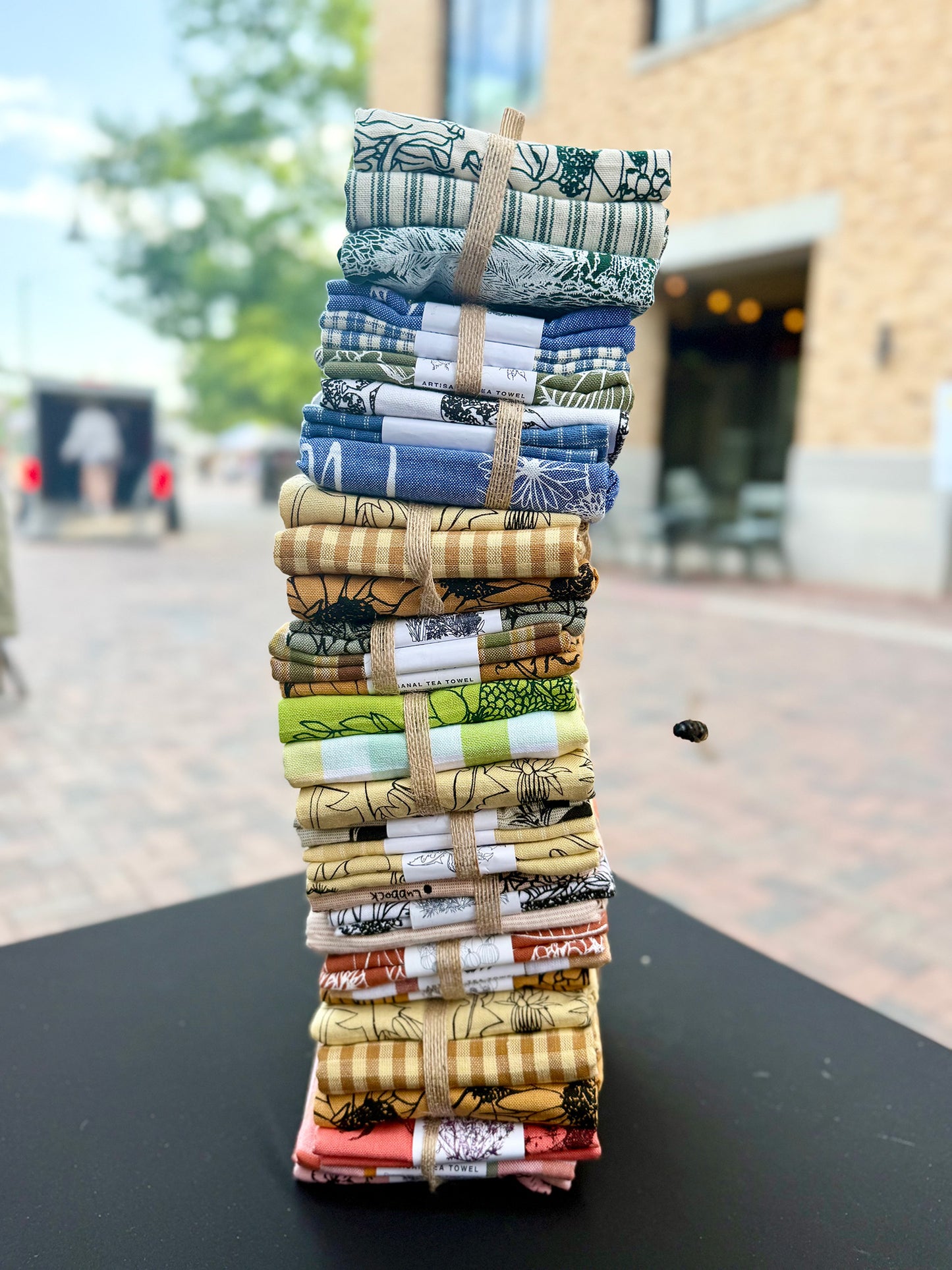 Handprinted towels gift set