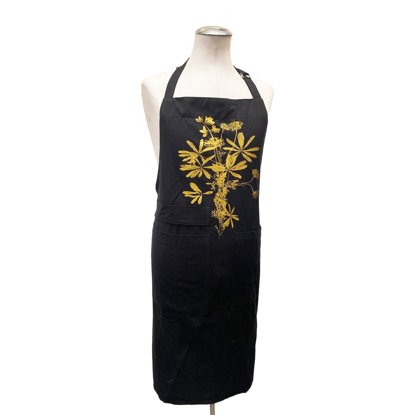 Hand Printed Wildflowers Apron