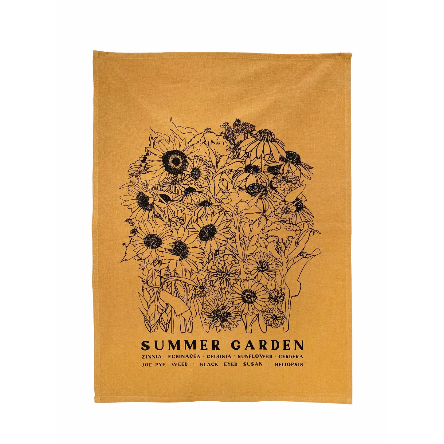 Beauty of the season botanical artisan tea towels set