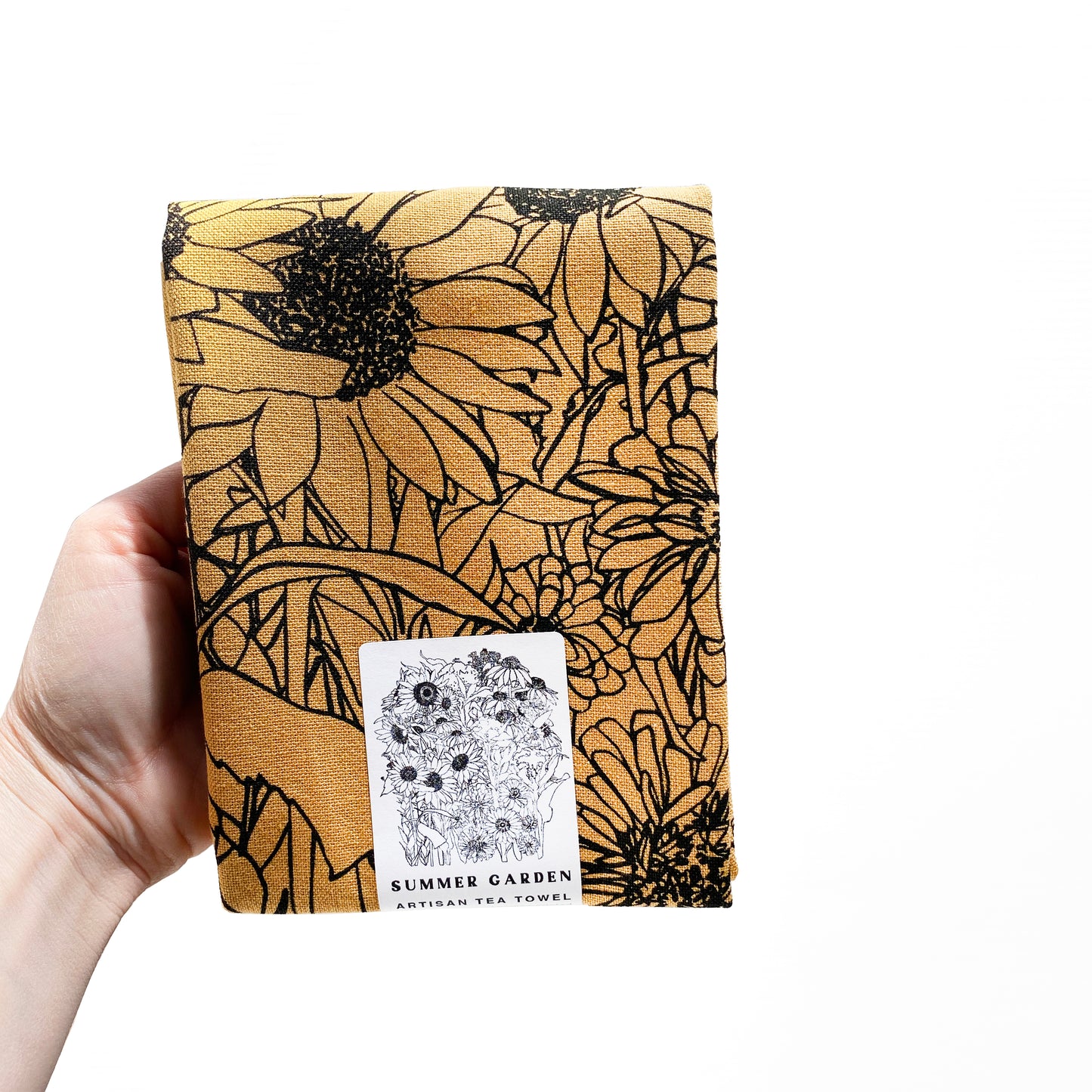 Beauty of the season botanical artisan tea towels set
