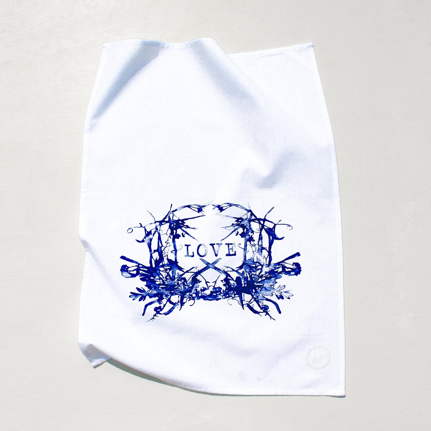 Wildflowers Love + Wildflowers Heart + Wildflowers Bouquet - Hand Printed Artisan Tea Towels