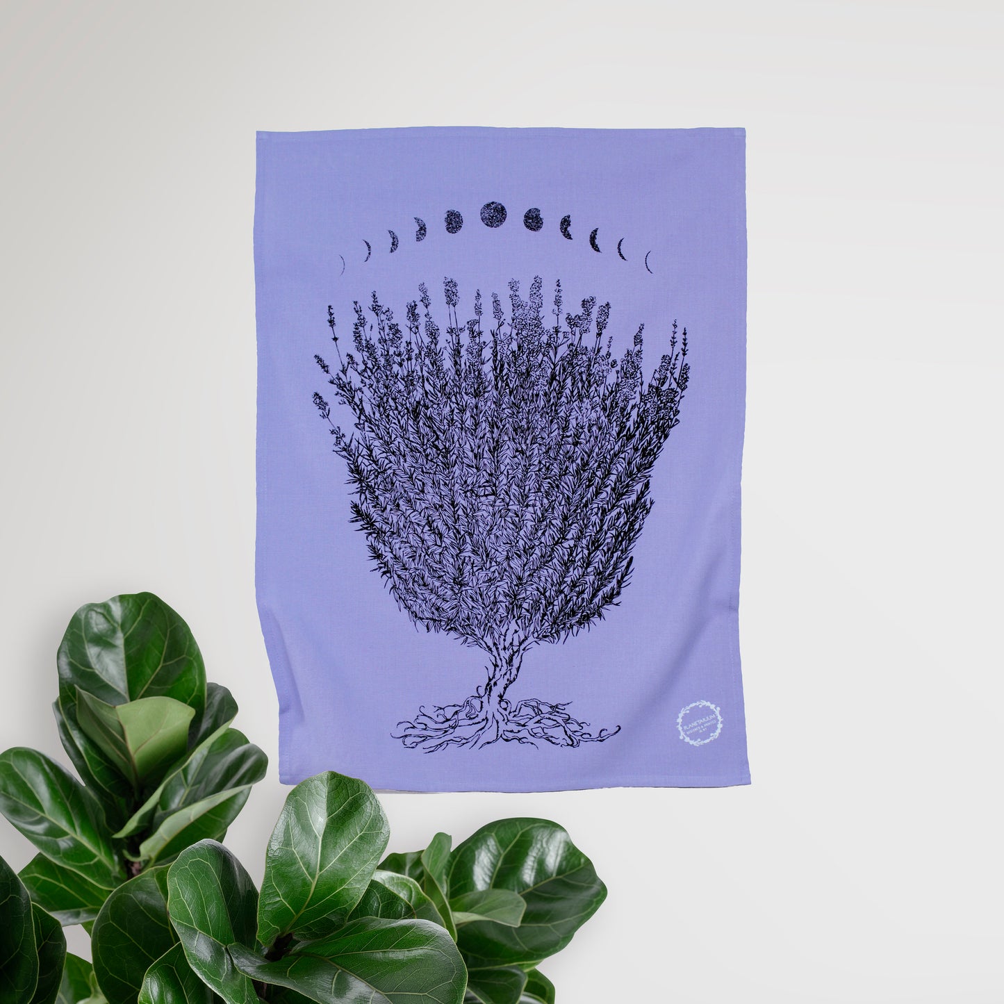 Lavender Moon Tea Towel - Elegant and Functional Kitchen Essential