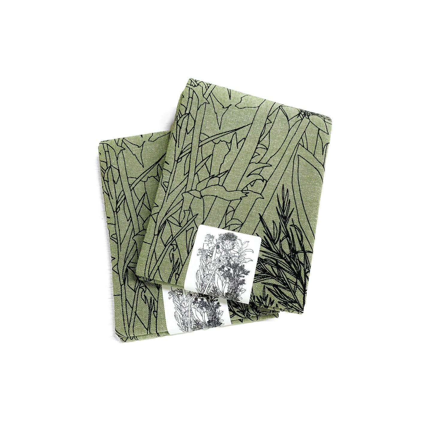 Herb Garden Tea Towel - A Delightful Addition to Your Kitchen Decor