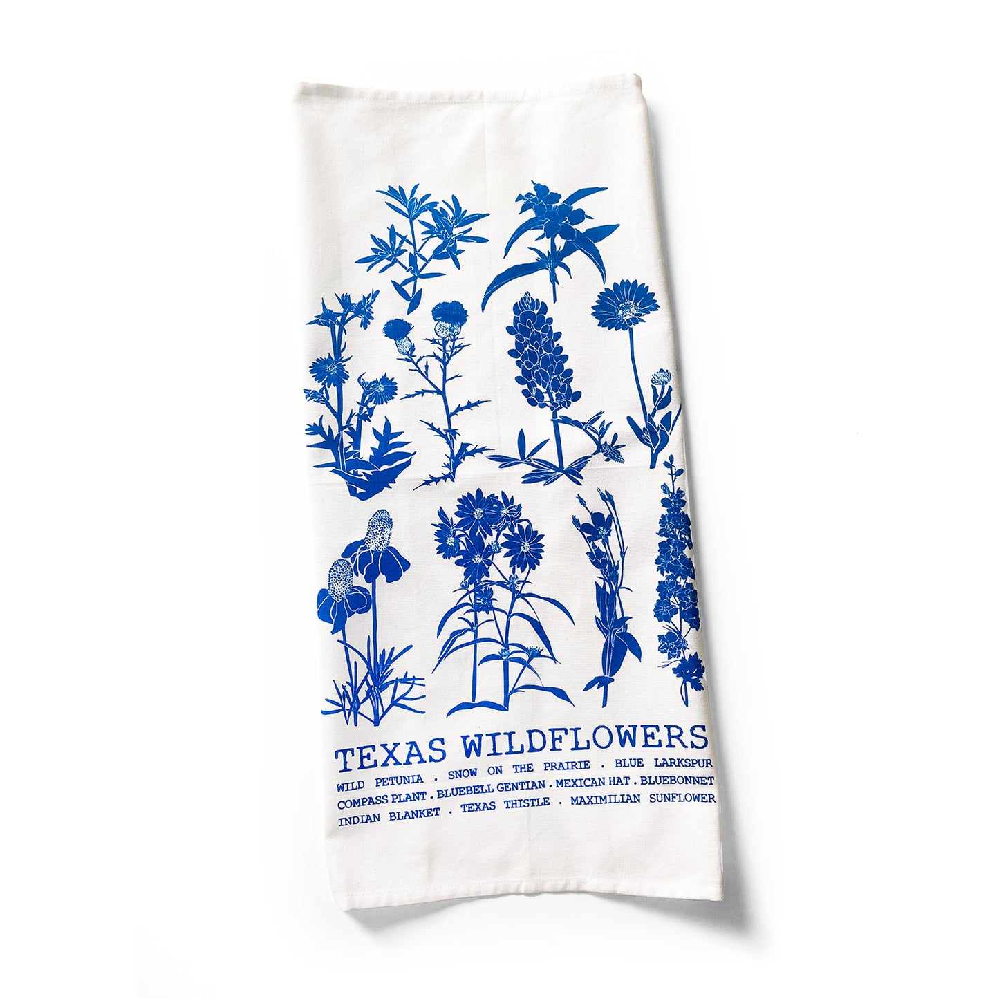 Texas Wildflowers Tea Towel
