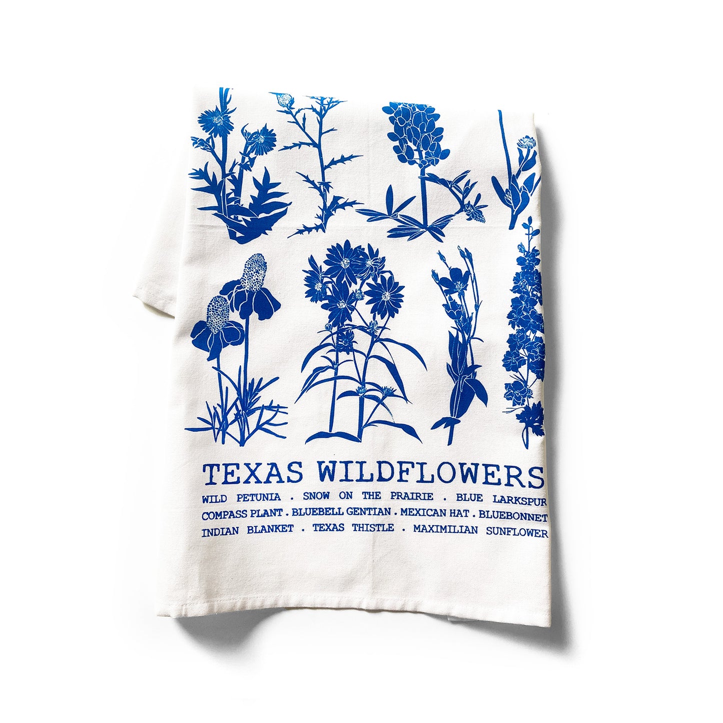Texas Wildflowers Tea Towel