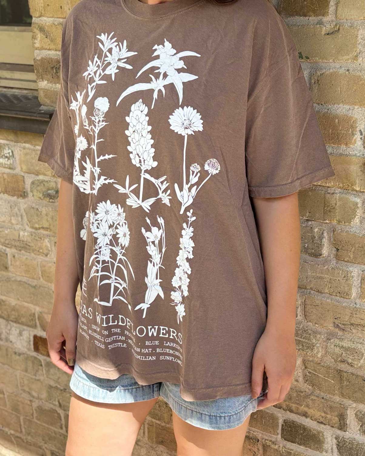 TX wildflowers T shirt