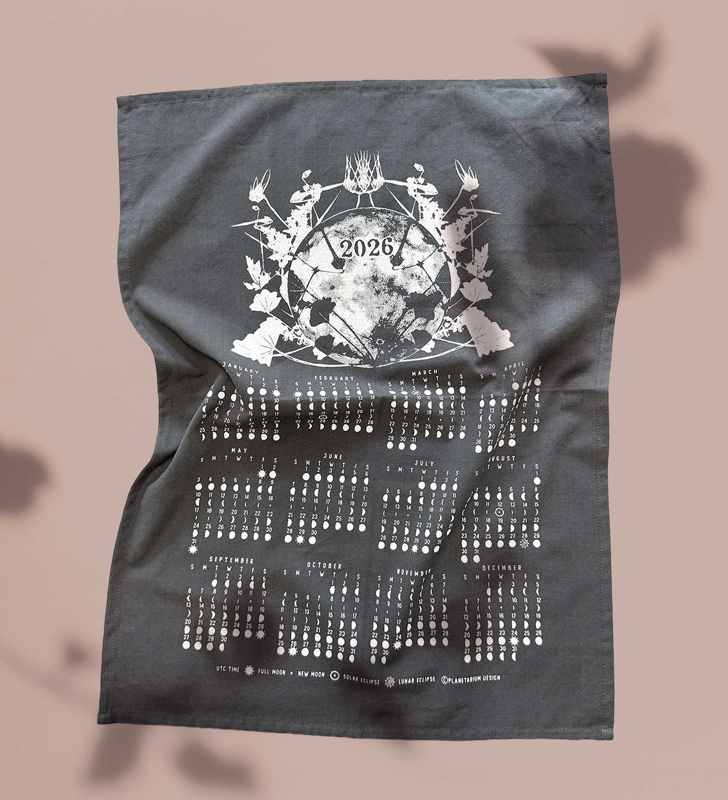 Hand Printed Tea Towels - Botanical Kitchen Towels | PLANETARIUM