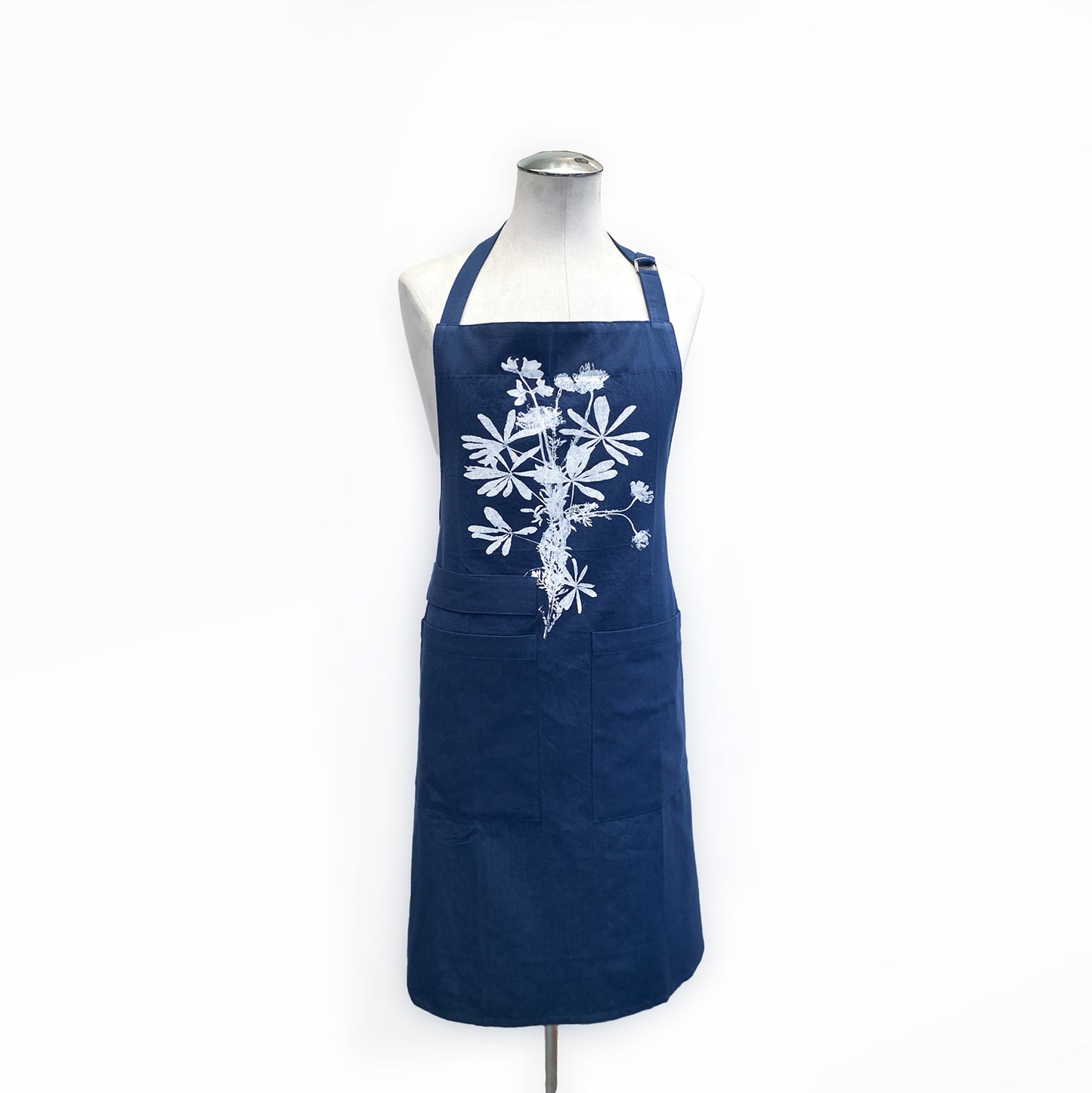 Bluebonnet Bouquet Hand Printed Apron