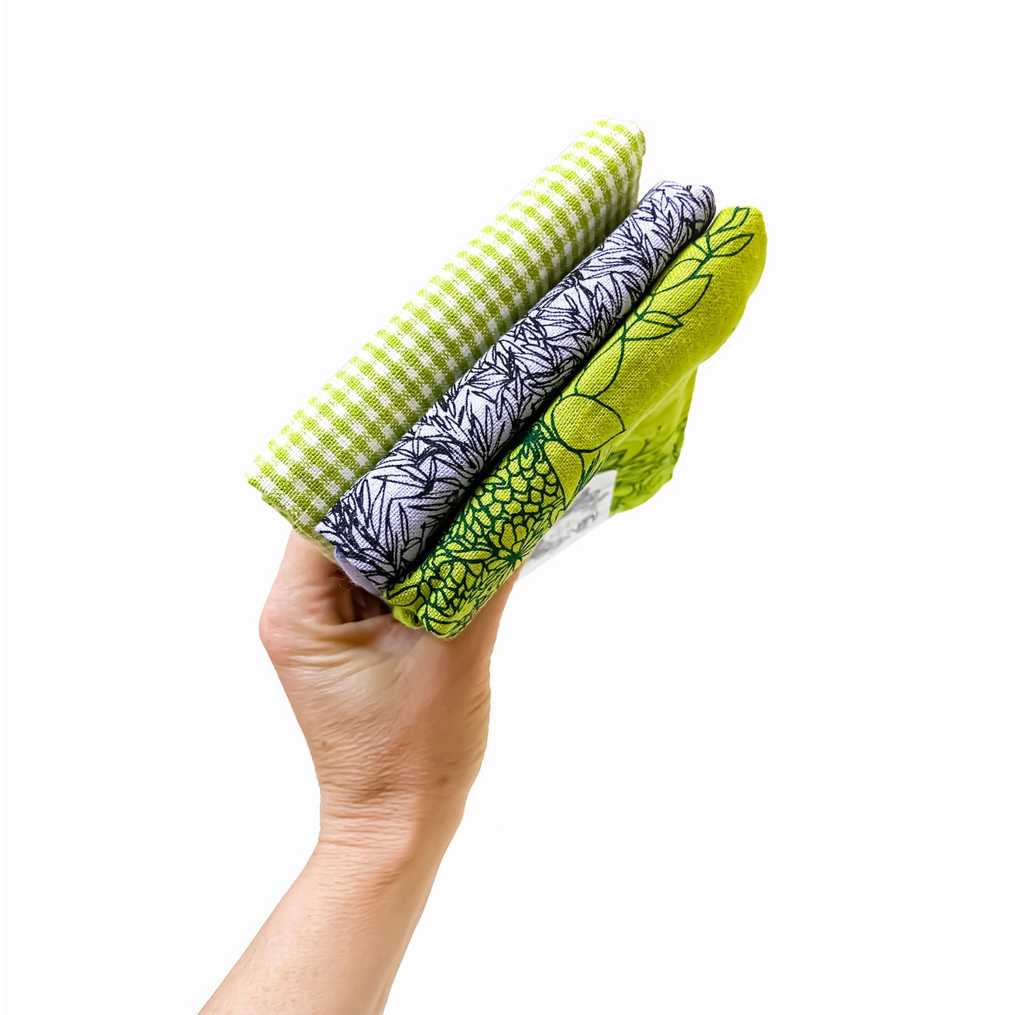 Spring season botanical artisan towels set