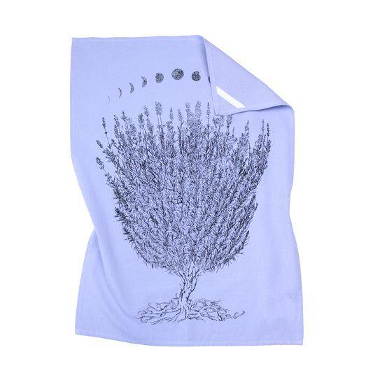 Lavender Moon Tea Towel - Elegant and Functional Kitchen Essential